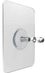 Self Adhesive Wall Hooks, Heavy Duty Sticky Hooks for Hanging 10kg (max), Waterproof Transparent Hooks for Wall (Pack of 10)